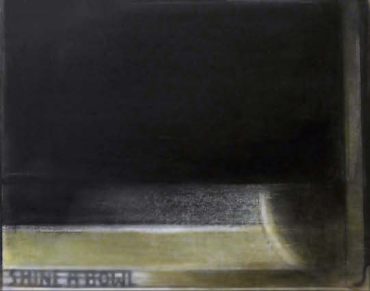 Shine a bowl - acrylique et pastel, 24x30 cm